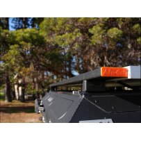 Barres de toit Alu-Cab 1450mm alu, capuchons orange – Offroad